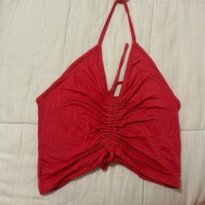 pac sun scrunch crop top